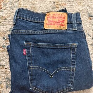 Levi's Dark Blue Denim Jeans